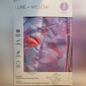 Luxe & Willow 3PC Travel Packing Cubes